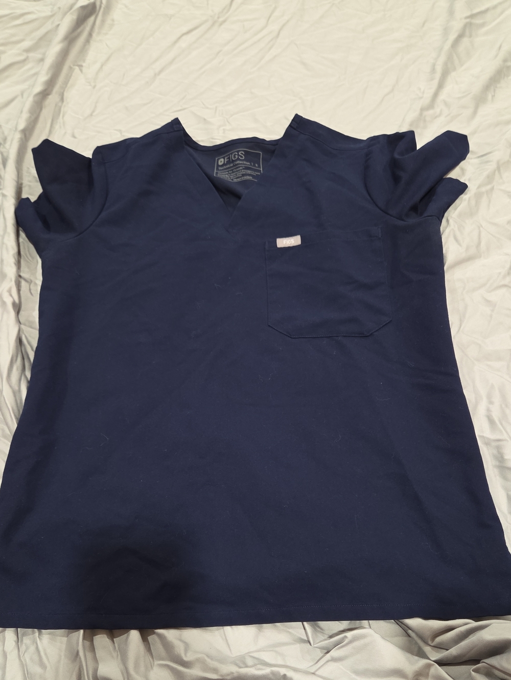 FIGS Navy V-Neck Scrub